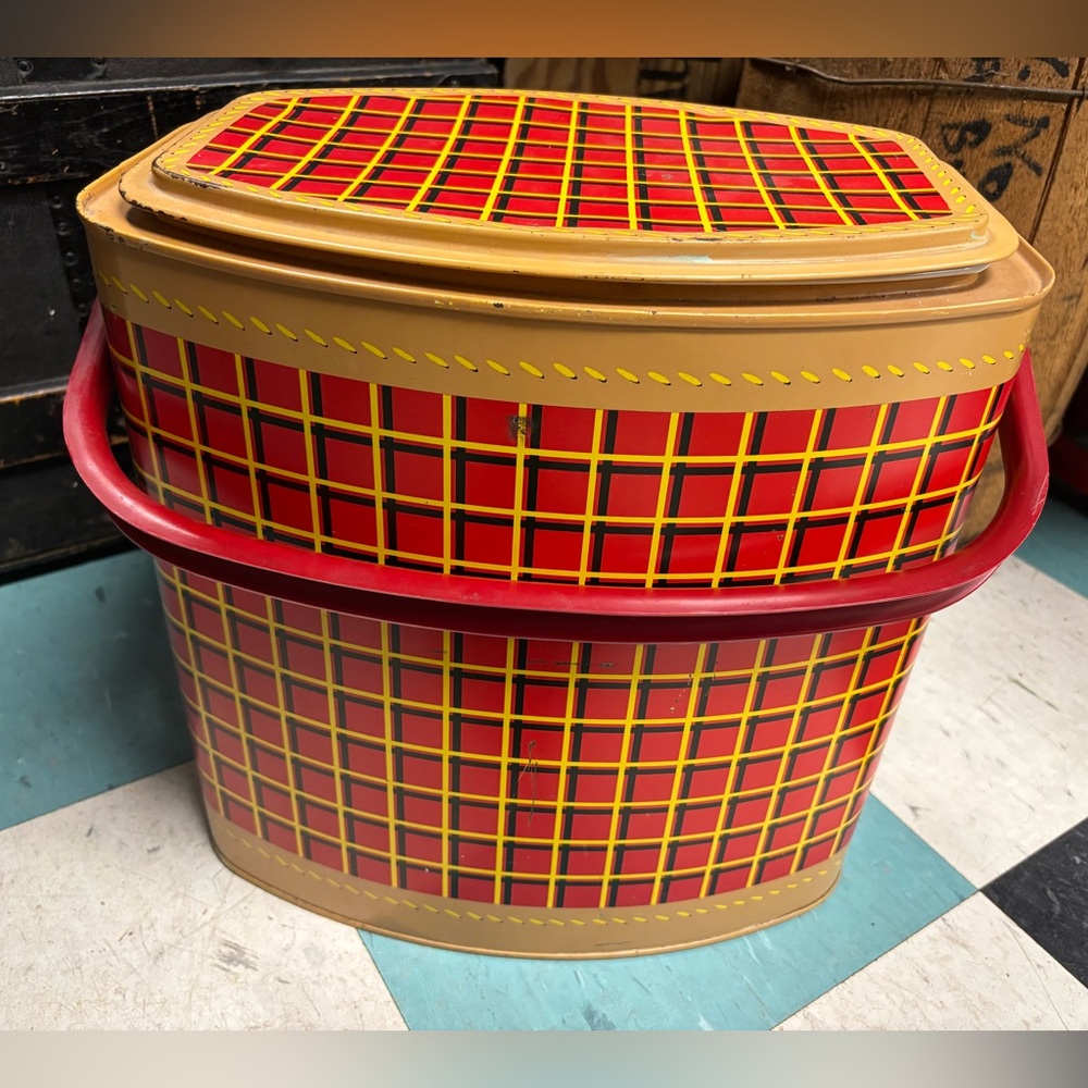 Vintage Thermos metal cooler
